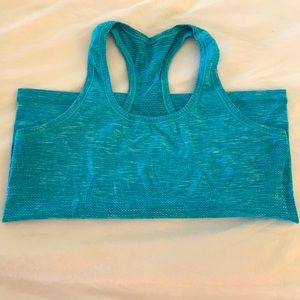 blue lululemon tank top